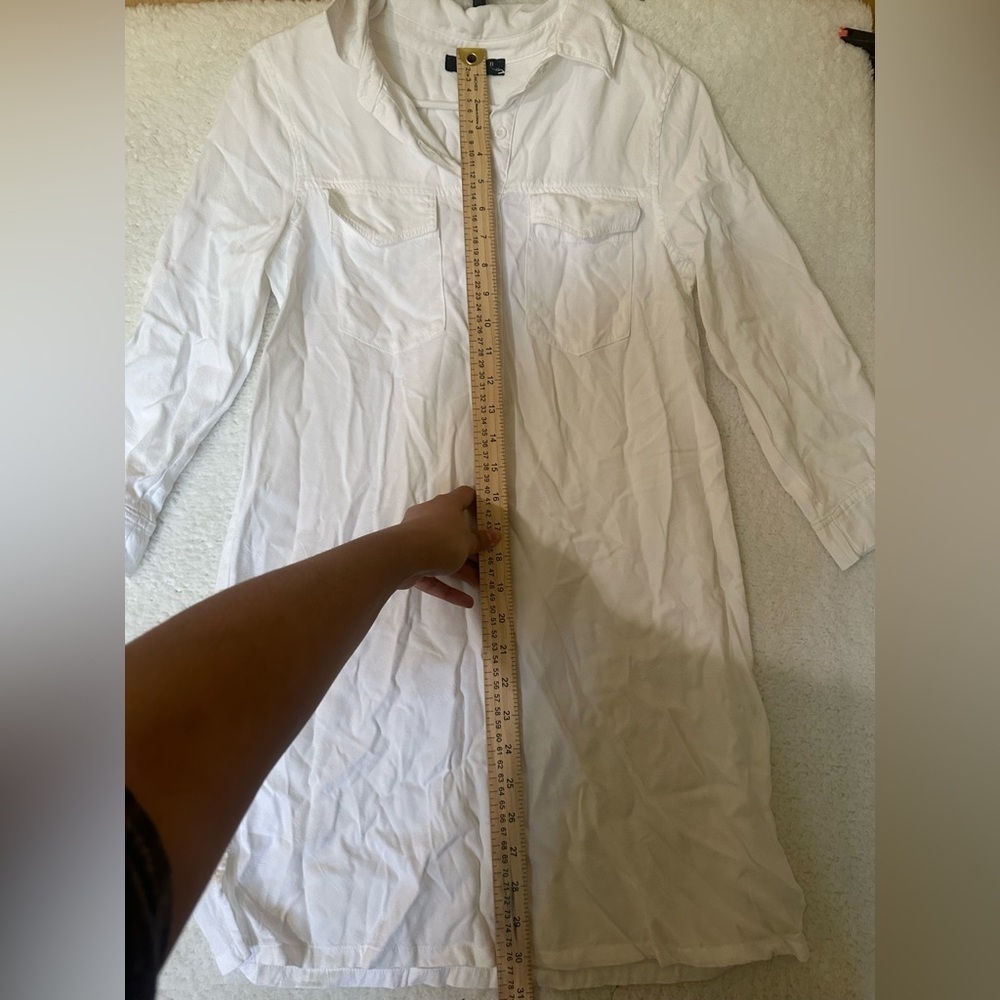 Maven West White Button Up Shirt Dress - Picture 5 of 5
